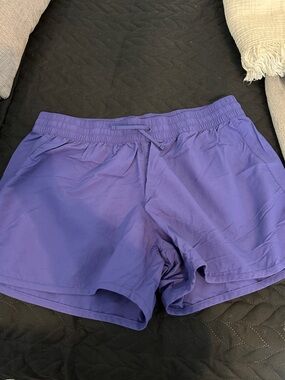 Columbia Purple Athletic Drawstring Shorts